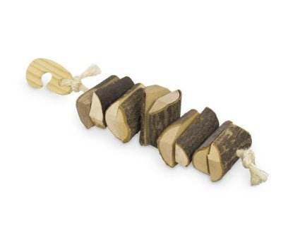 25477 NOBBY Nibble wooden chain -  - PetsOffice