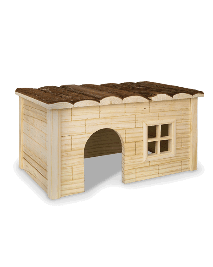 25559 NOBBY WOODLAND Rodent wooden house "HANNI" -  - PetsOffice