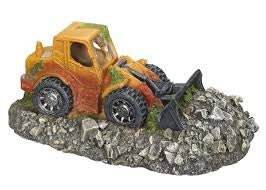 28540 NOBBY Aqua Ornaments "WHEEL LOADER" 19,5 x 11,5 x 7,5 cm -  - PetsOffice