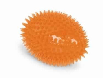 60059 NOBBY TPR spiky football orange 11 cm - - PetsOffice