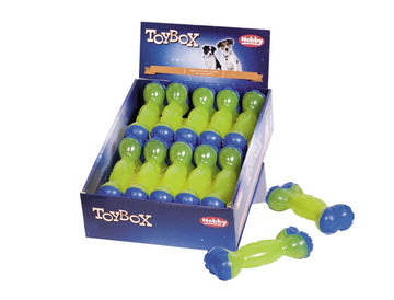 60297 NOBBY TPR bone"TWIN"17cm - - PetsOffice