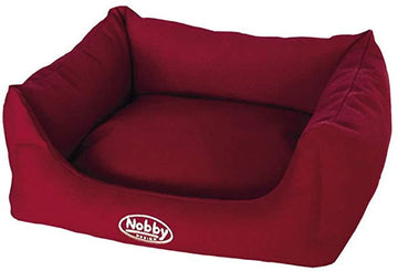 60544 NOBBY Comfort bed square "TIRA" wine red l x w x h: 75 x 60 x 23 cm - - PetsOffice