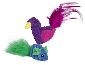 61115 NOBBY Plush animals 2 pcs 6 cm + 10 cm - - PetsOffice