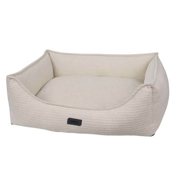 61747 NOBBY Comfort bed square "KAMBA" beige l x w x h: 100 x 80 x 25 cm