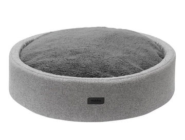 61860 NOBBY Comfort bed round "JASIN" grey � 80 x 17 cm