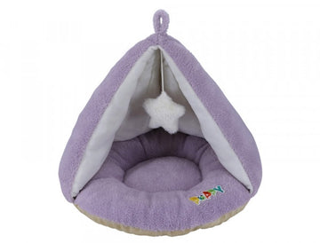 61870 NOBBY Comfort tent oval "PUPPY" light lillac d x h: Ø 50 x 37 cm