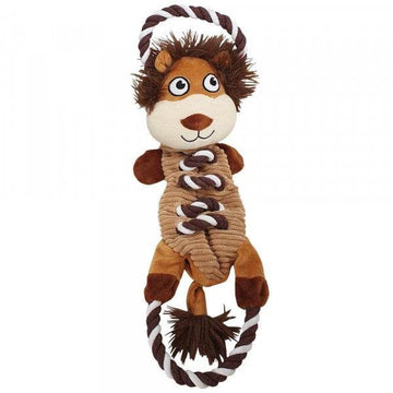 62429 NOBBY Plush lion with rope 47cm