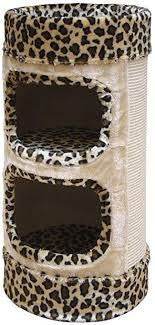 63080-21 NOBBY Cat tree "LITTLE LAZY" leopard - - PetsOffice
