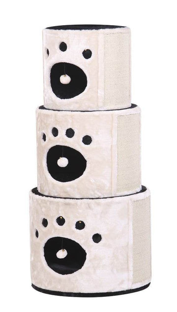 63143-26 NOBBY Cat-scratcher "LINSA" beige black - - PetsOffice