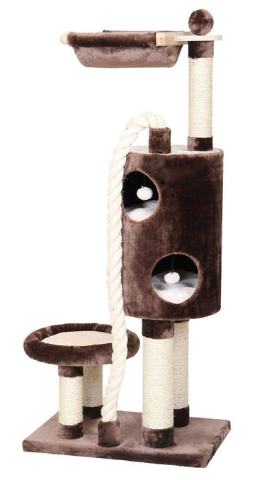 63201-99 NOBBY Cat-scratcher "SOLCO" brown beige 70 x 45 x 165 cm - - PetsOffice