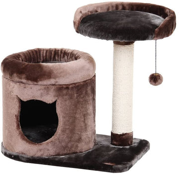 63216-94 NOBBY Cat-scratcher "JISKA" brown anthracite 60 x 40 x 60 cm - - PetsOffice