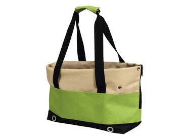 63811 NOBBY Carrier "SALTA" beige/green 40 x 22 x 28 cm - - PetsOffice