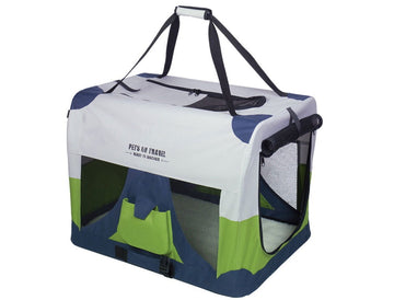 63822 NOBBY Traveller "FASHION" grau/blau/grün XXL: 92 x 64 x 64 cm - - PetsOffice