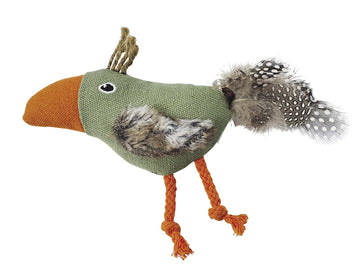 63950 NOBBY Fabric bird with matatabi Display 12 pcs, 13 cm