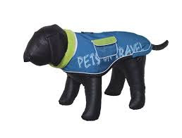 66218 NOBBY Dog coat "PAVEL" turquoise 80 cm - - PetsOffice