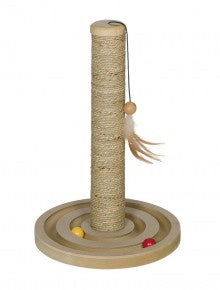 66888 NOBBY Activity Toy "SPIN & POLE" ø 30 x 45 cm - - PetsOffice