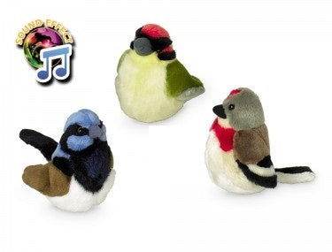 67401 NOBBY Plush bird with soundchip 17 cm -  - PetsOffice
