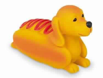 67431 NOBBY Latex Hotdog 15 cm - - PetsOffice