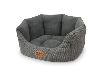 70753 NOBBY Comfort bed oval "JOSI" coffee brown l x w x h: 45 x 40 x 19 cm - - PetsOffice