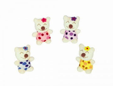 71934 NOBBY Plush bear with catnip assorted 8,5 cm - - PetsOffice
