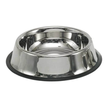 72820 NOBBY Stainless steel bowl, anti slip 32,0 cm 2,90 ltr - - PetsOffice