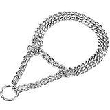 73042 NOBBY Chains choker, two rows, chrome 60cm-3mm - - PetsOffice