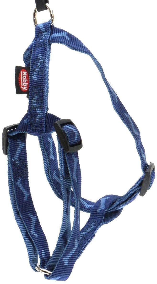 74755-06 NOBBY Harness "Soft Bone" blue chest: 70-90 cm; w: 25 mm -  - PetsOffice