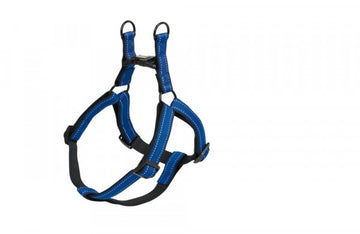 74796-06 NOBBY Harness "Classic Reflect SOFT" blue/black chest: 60-86cm; w: 25/30mm
