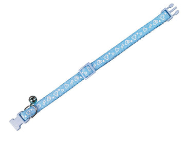 78066-06 NOBBY Cat collar Heart light blue - - PetsOffice