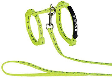 78094-03 Address cat set "My Boss is" neon yellow - - PetsOffice