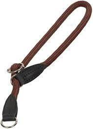 78180-23 NOBBY Choke with stopper "FUN ROYAL" brown l: 40 cm; w: 9 mm -  - PetsOffice