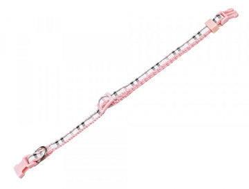 78201-15 NOBBY Collar Tartan pink l: 20-35 cm; w: 10mm