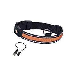 78228-04 NOBBY Collar "FLASH MESH" orange L: l: 45-61 cm; w: 25 mm -  - PetsOffice