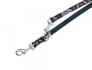 78503-05 NOBBY Training leash "Mini" black l: 200cm; w: 10mm