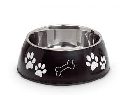 79076-06 NOBBY Bowl "DIVA DINER" black 14 cm 0,2 ltr - - PetsOffice