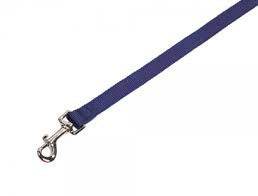 79238-06 NOBBY Leash "Classic Soft" blue l: 120 cm; w: 25 mm -  - PetsOffice