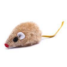 80110 NOBBY Plush mouse short hair plush -  - PetsOffice