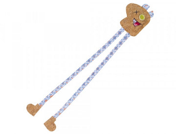 80259 NOBBY Cork toy with catnip blue 39,5cm