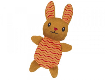 80276 NOBBY Plush bunny with catnip orange 17cm