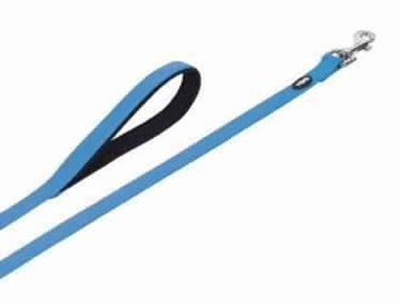 80565-32 NOBBY Leash "Cover" light blue L: 120 cm; W: 20 mm - - PetsOffice
