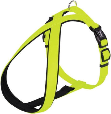 80571-24 NOBBY Comfort Harness "Cover" neon yellow waist: 50-80 cm; w: 25/35 mm - - PetsOffice