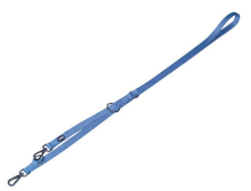80677-32 NOBBY Training leash "Classic Comfort" light blue L: 200 cm; W:15 mm