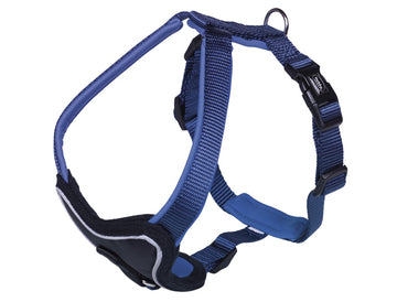 80730-06 NOBBY Comfort Harness "Classic Preno" blue/blue L: 30-35 cm; W: 15 mm
