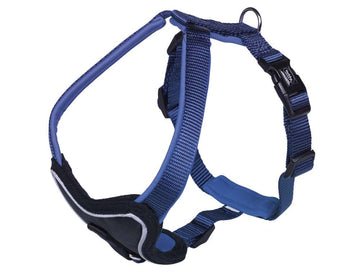 80735-06 NOBBY Comfort Harness "Classic Preno" blue/blue L: 75-90 cm; W: 35 mm