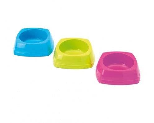 81020 NOBBY Plastic bowl assorted colors small; 8,0 x 8,0 x 3,5 cm -  - PetsOffice