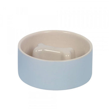 82439 NOBBY Anti-gulping bowl Bone grey/cream Ø 15 x 6cm, 0,5 l