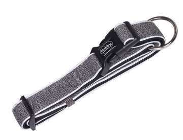 88723-42 NOBBY Collar "Cayo" grey l: 25-35 cm, w: 15/20 mm