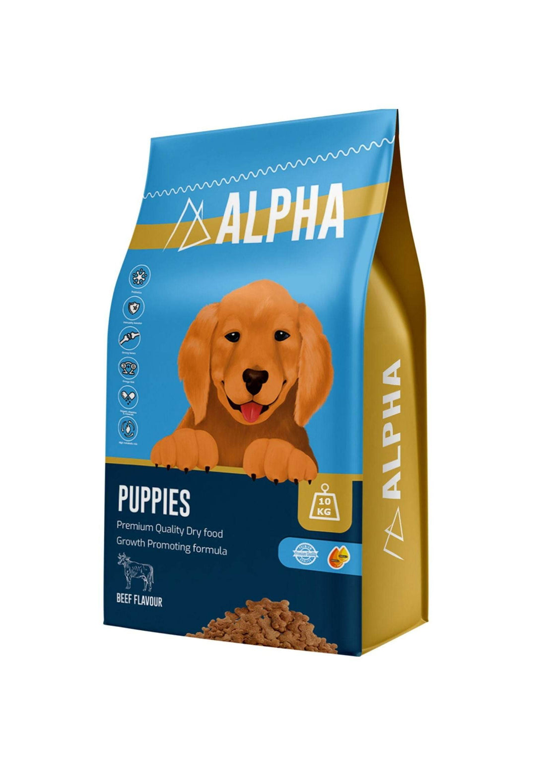 Alpha Beef Puppy Dry Food 10kg -  - PetsOffice