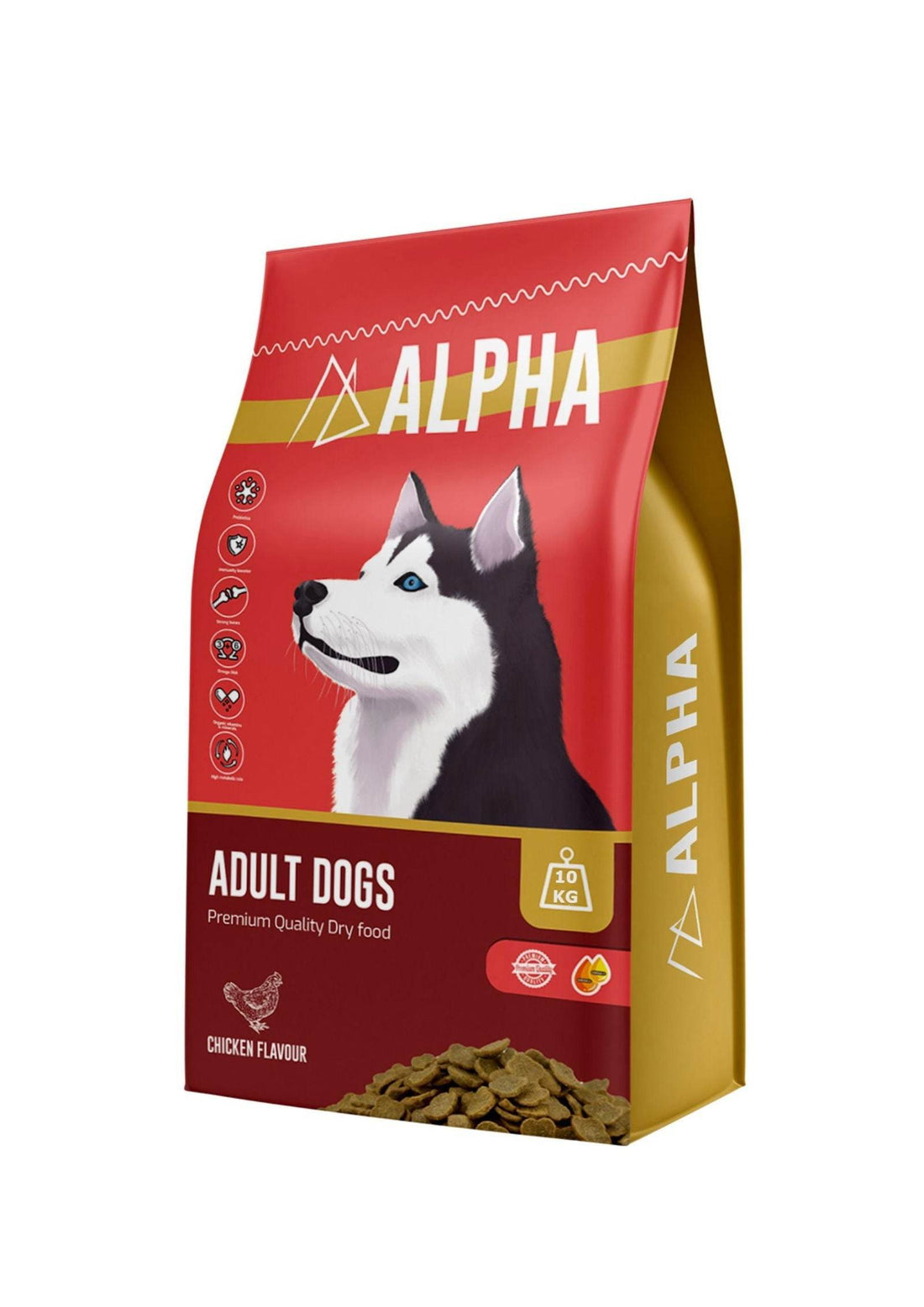 Alpha Chicken Dog Dry Food 10kg -  - PetsOffice