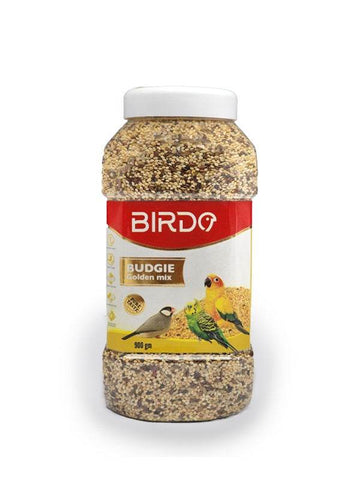 Birdo Golden Mixed Bird Food For Budgies 900g